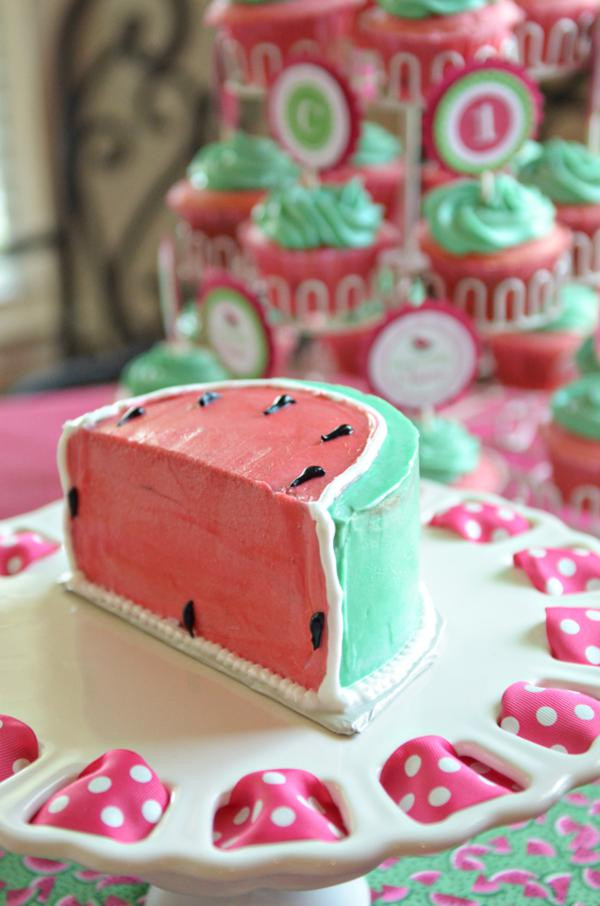 Summer Girl Birthday Party Ideas
 Kara s Party Ideas Watermelon Fruit Summer Girl 1st