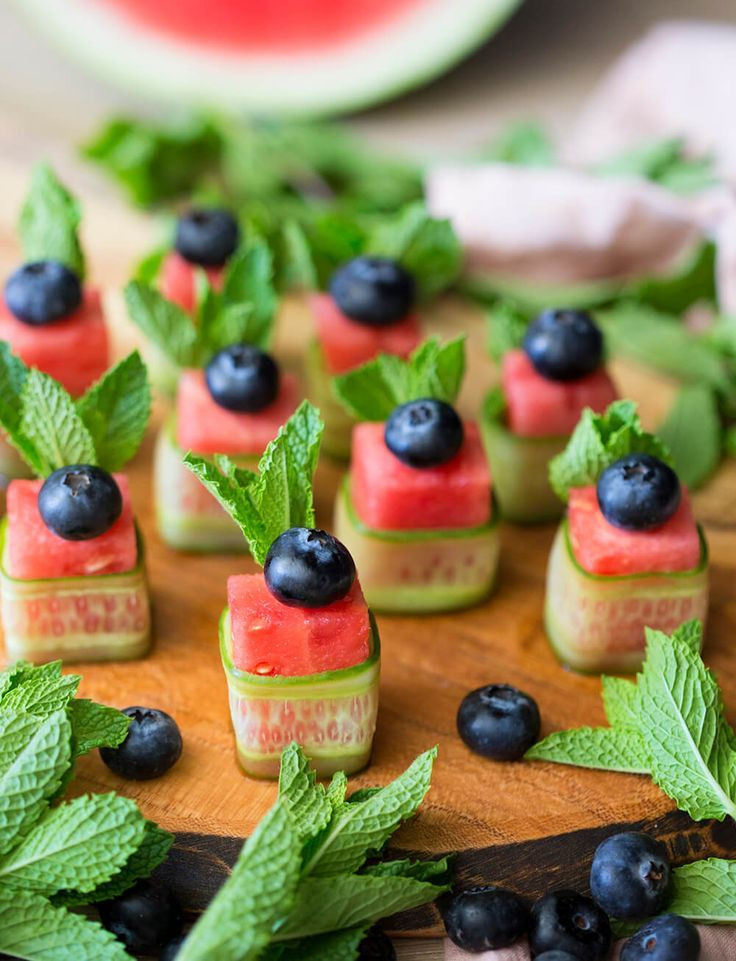 Summer Party Finger Food Ideas
 Summer Party Treats Watermelon Canape