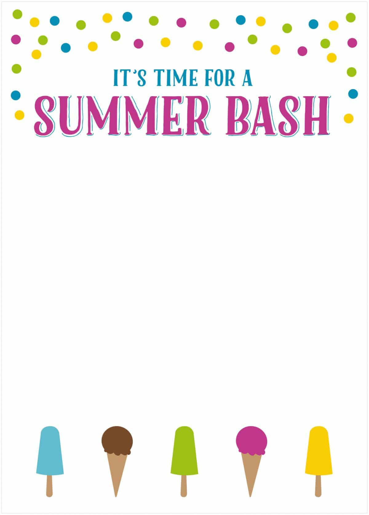 Summer Party Invitations Ideas
 Free Summer Party Invitations Somewhat Simple