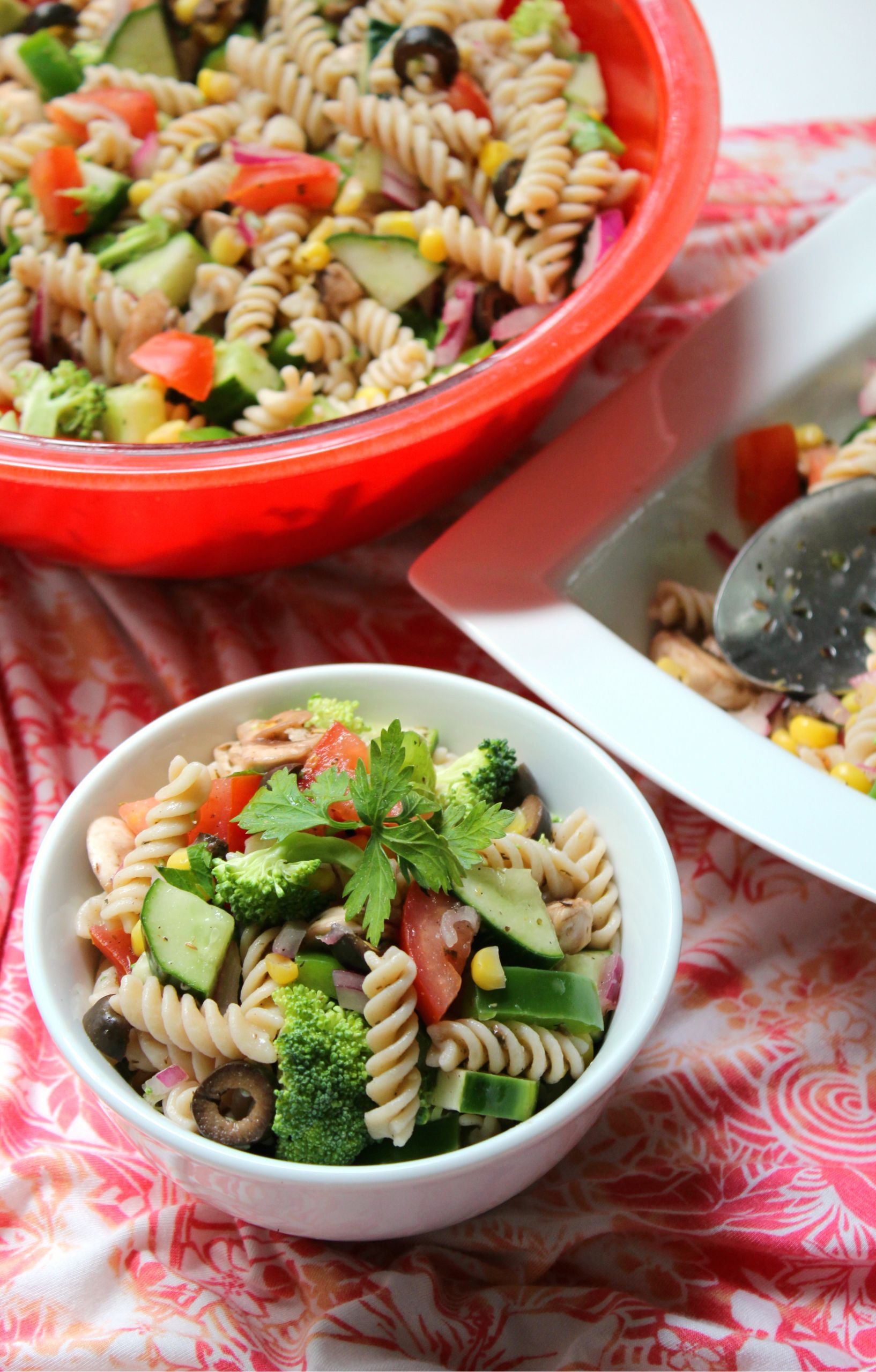 Summertime Pasta Salad
 Summer Veggie Pasta Salad