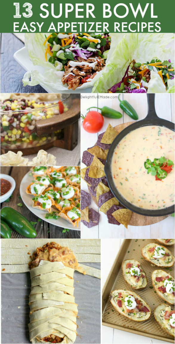 Super Bowl Appetizer Recipes
 13 Easy Super Bowl Sunday Snack Ideas