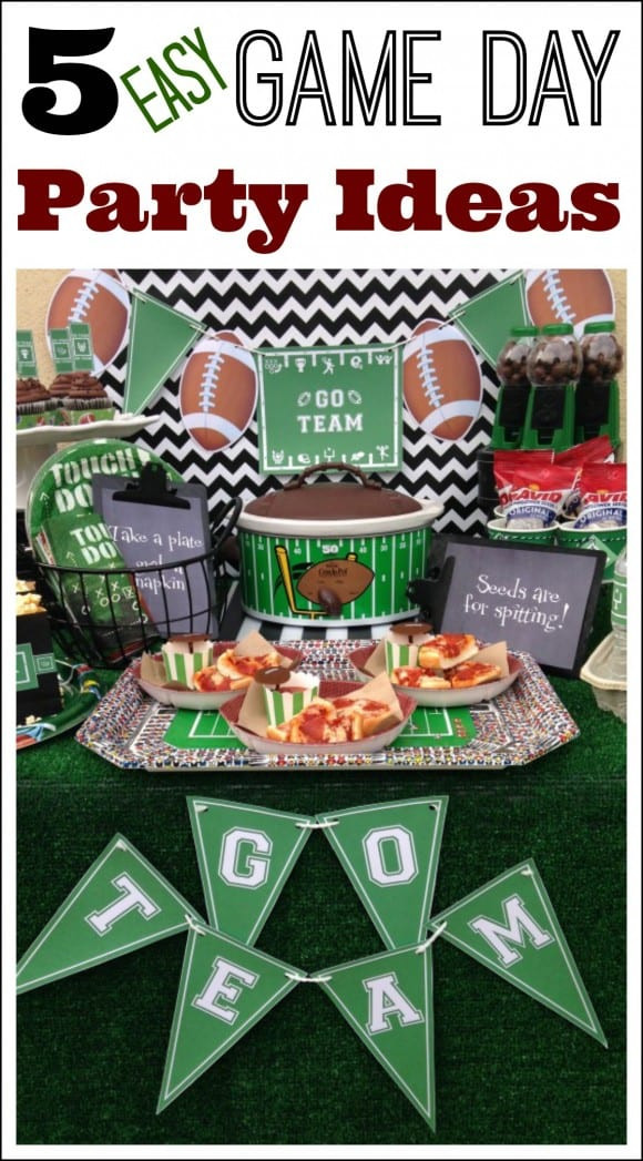 Super Bowl Birthday Party Ideas
 5 Easy Game Day Party Ideas on a Bud