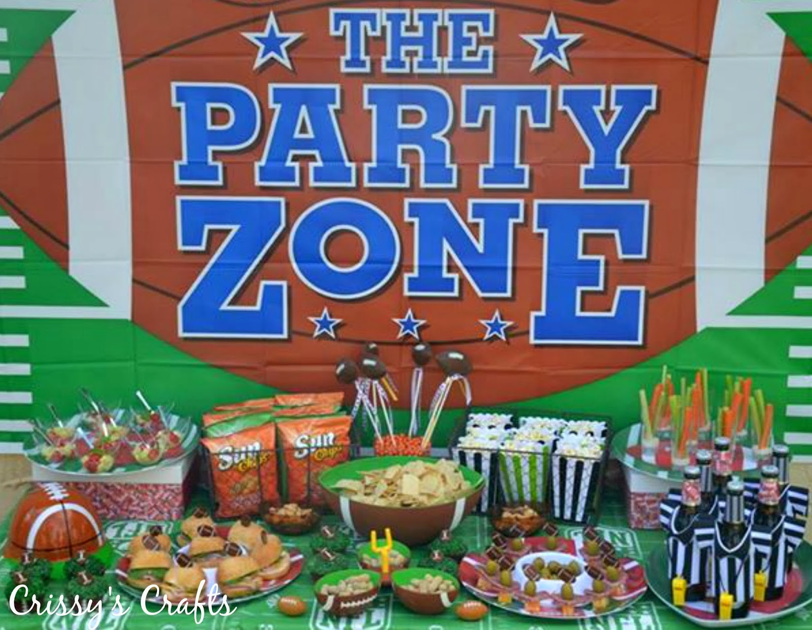 Super Bowl Birthday Party Ideas
 Crissy s Crafts Superbowl Party Ideas