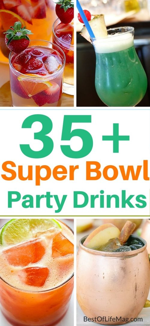 Super Bowl Drinks Recipes
 Super Bowl Party Drinks and Cocktails for Game Day 35