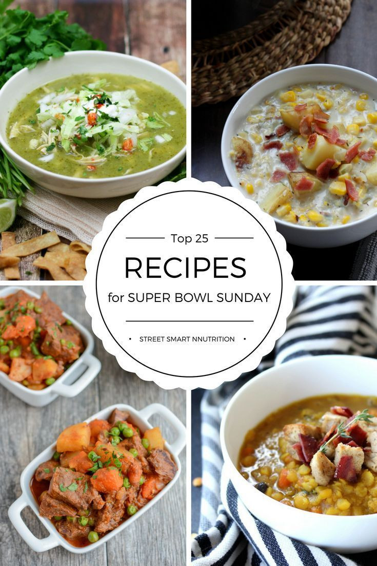 Super Bowl Soup Recipes
 Super Bowl Sunday Soups and Stews