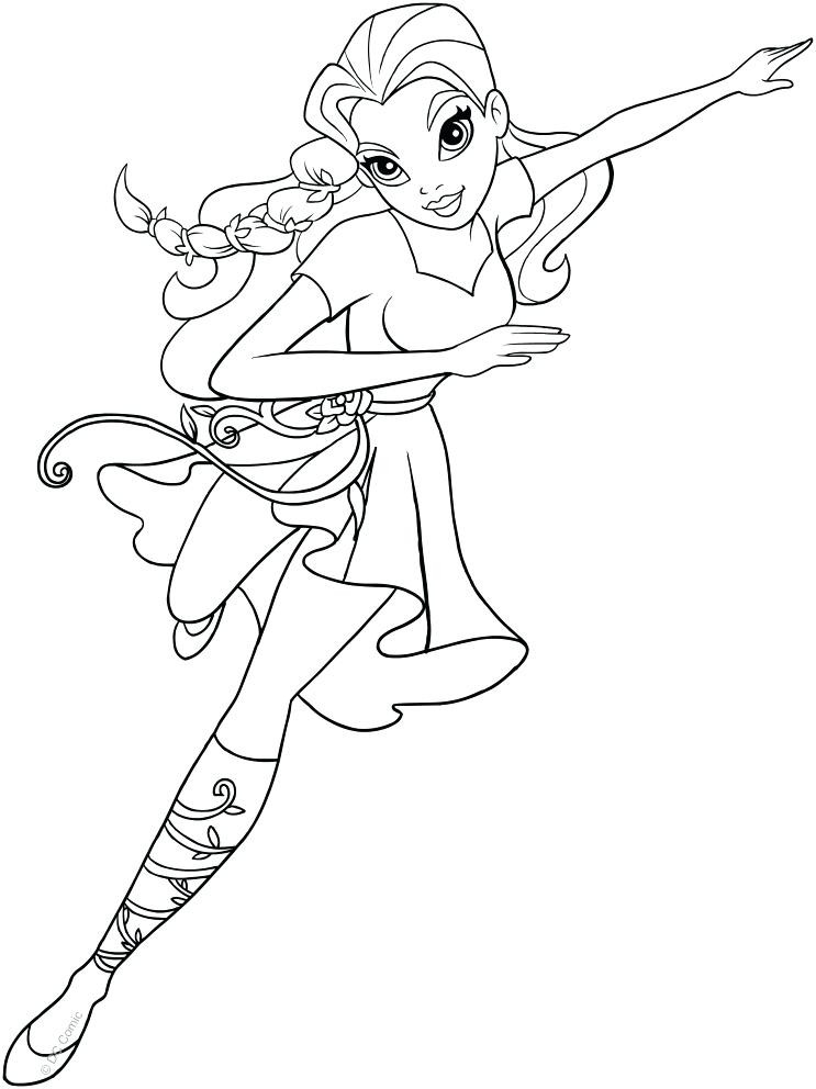 Super Hero Girls Coloring Pages
 DC Superhero Girls Coloring Pages Best Coloring Pages