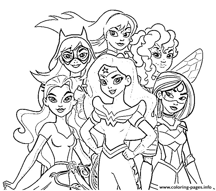 Super Hero Girls Coloring Pages
 Dc Superhero Girls Coloring Pages Gallery Whitesbelfast