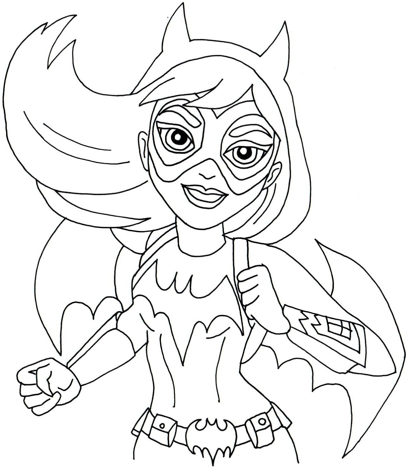 Super Hero Girls Coloring Pages
 Free Printable Super Hero High Coloring Pages December 2015