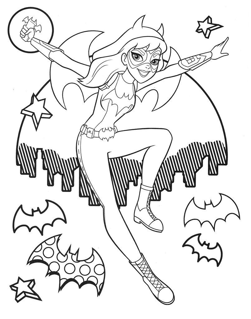 Super Hero Girls Coloring Pages
 DC Superhero Girls Coloring Pages Best Coloring Pages