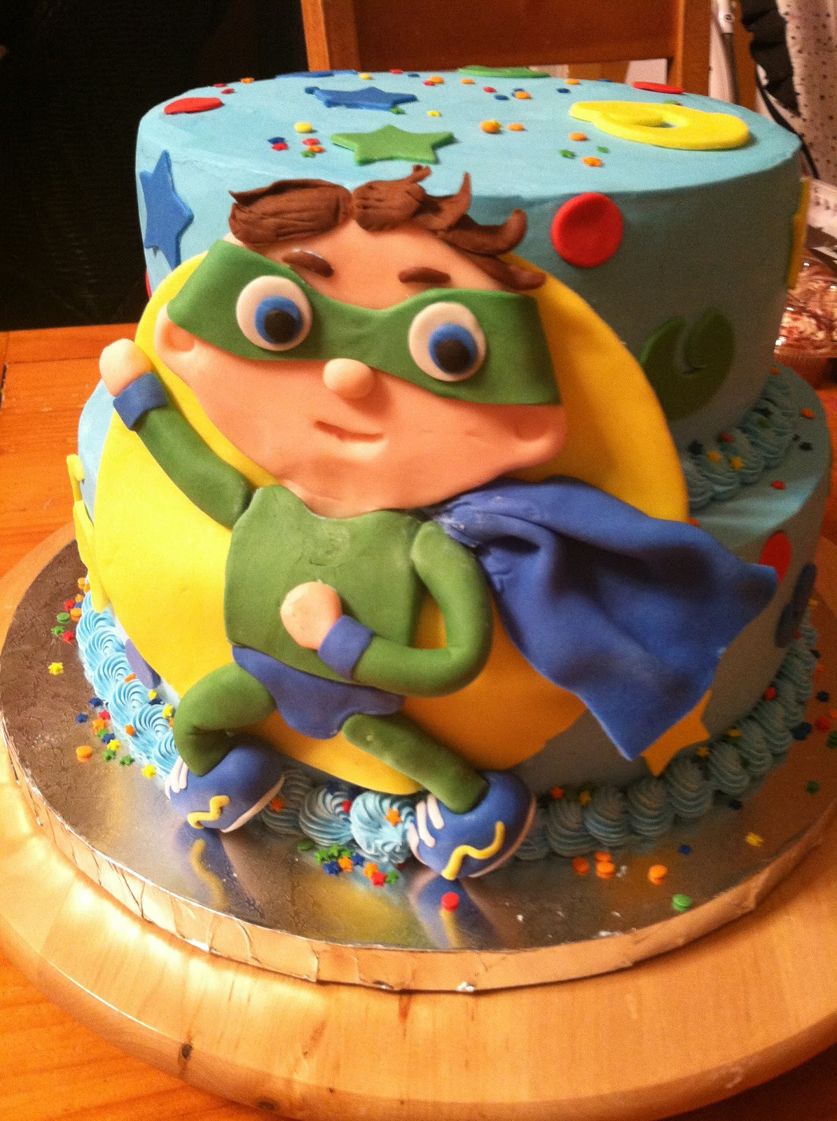 Super Why Birthday Cake
 Introducing Super Why Cake for Cole s 1st birthday