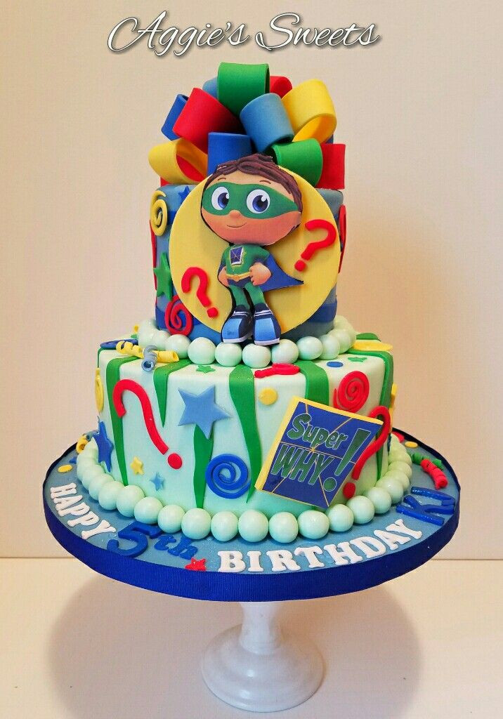 Super Why Birthday Cake
 26 best Super why images on Pinterest