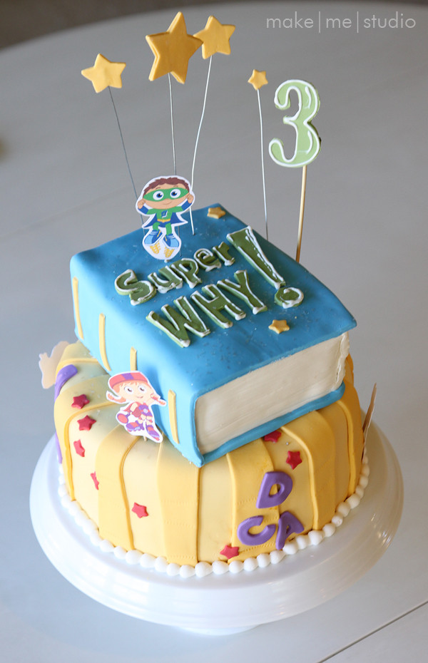 Super Why Birthday Cake
 Super Why Cake