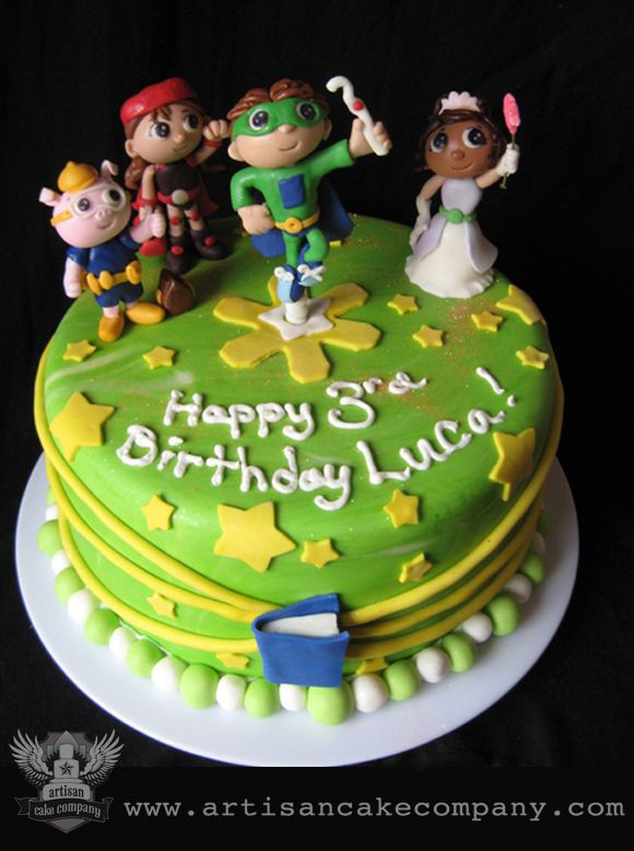 Super Why Birthday Cake
 33 best Super Why Cakes images on Pinterest