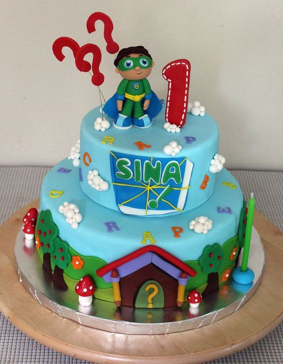 Super Why Birthday Cake
 Super why cake Super why and Cakes on Pinterest