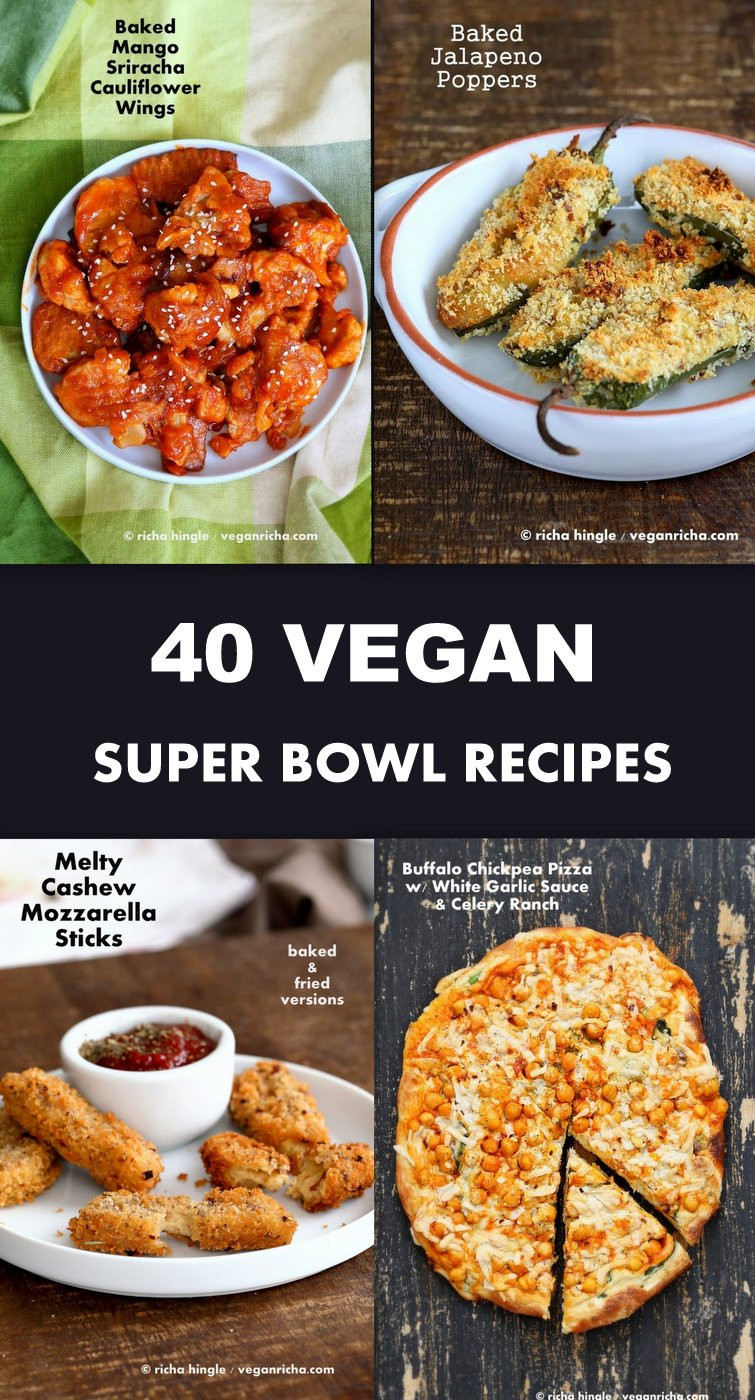 Superbowl Snacks Recipes
 40 Vegan Super Bowl Recipes Party Recipe Roundup Vegan