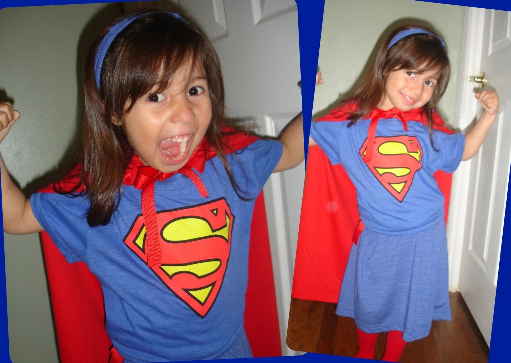Supergirl Costume DIY
 Evey s Creations DIY Super Girl Costume No Sew
