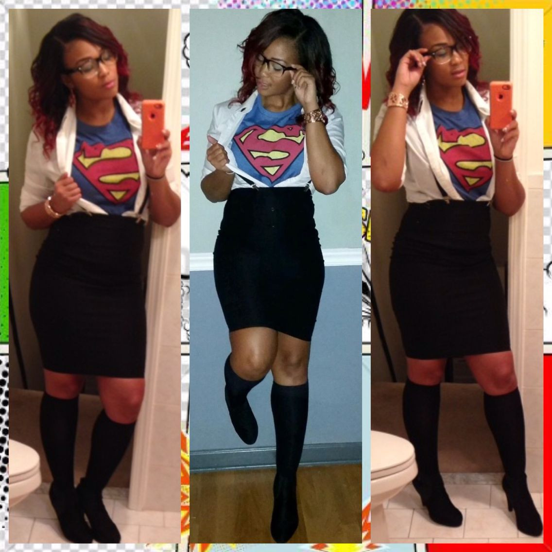 Supergirl Costume DIY
 My Superwoman DIY costume inspired by Pinterest