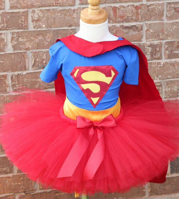 Supergirl Costume DIY
 Disfraz de Superman con tutú para niñas DIY Supergirl