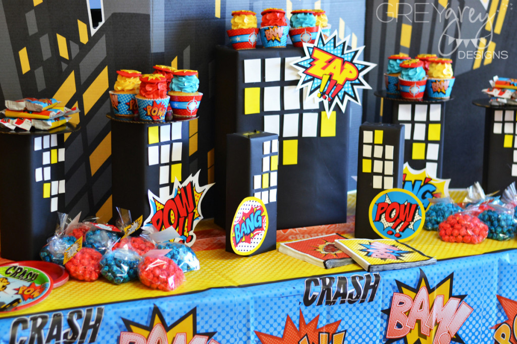 Superhero Birthday Party Decorations
 Rooms and Parties We Love February 2014 Week 3 Project