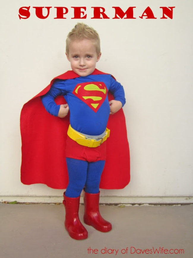Superhero Costume DIY
 20 Homemade Superhero Costumes [free patterns] – Tip Junkie