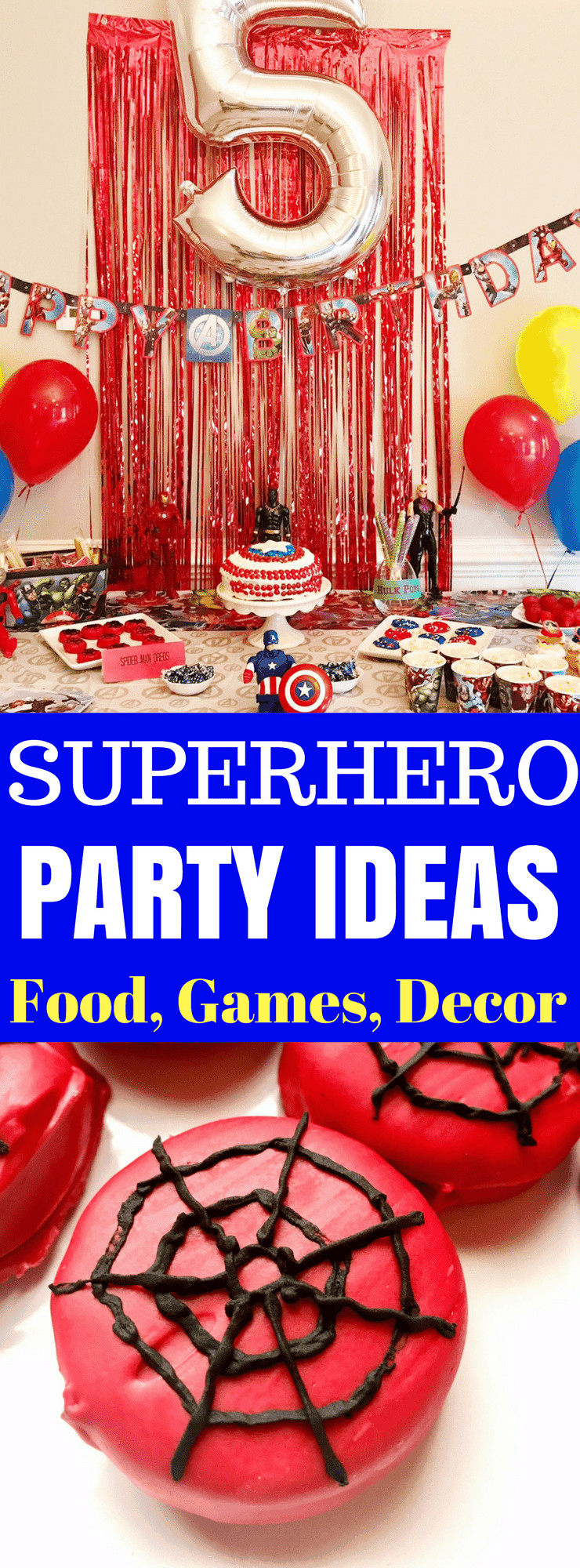 Superhero Halloween Party Ideas
 Superhero Party Ideas Avengers Party Games Decor Food