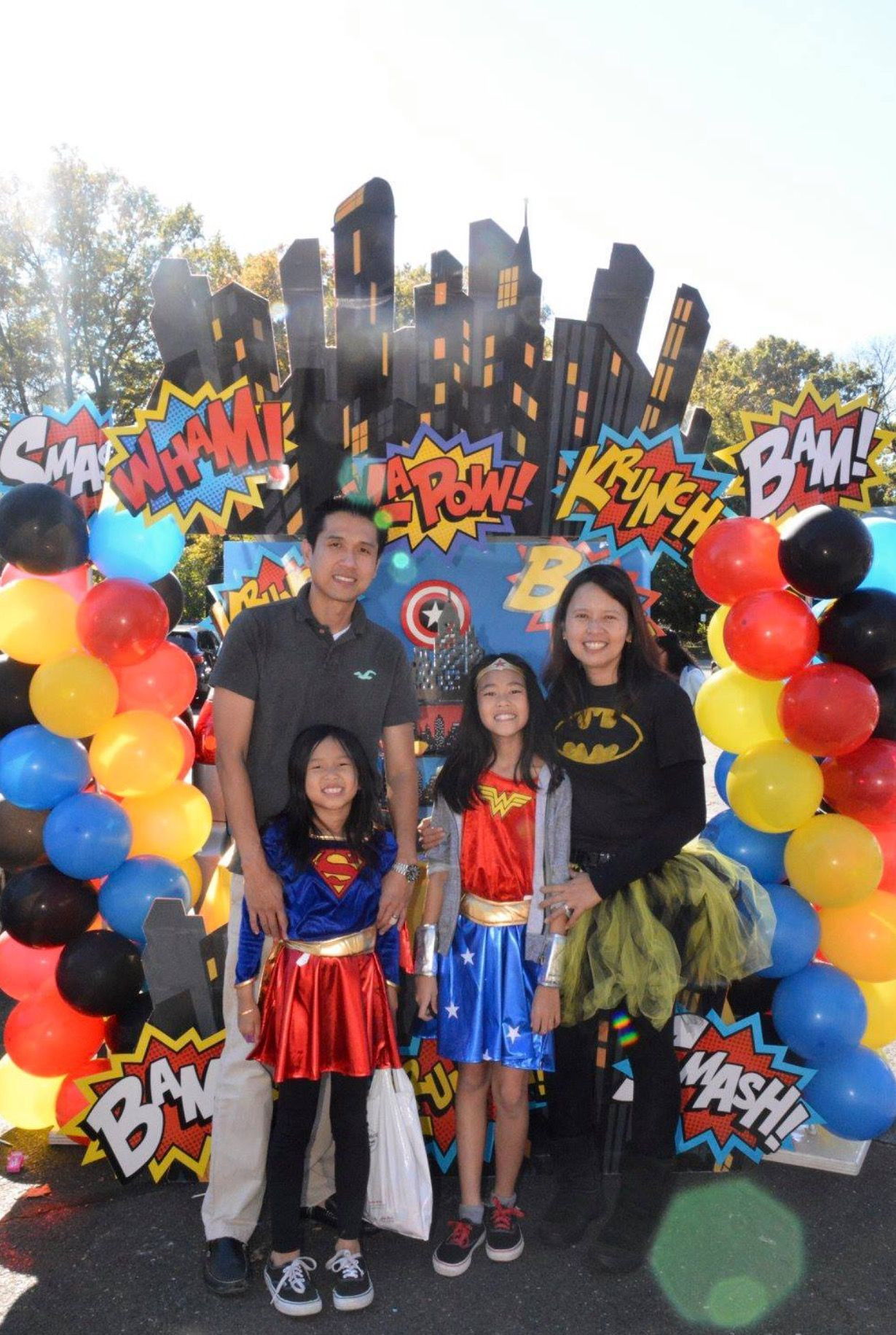 Superhero Halloween Party Ideas
 Superhero trunk or treat with my family