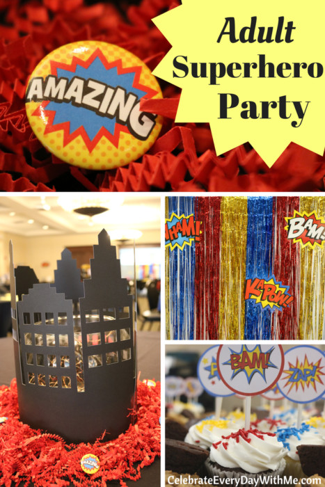 Superheroes Halloween Party Ideas
 Fantastic Decorating Ideas for an Adult Superhero Party
