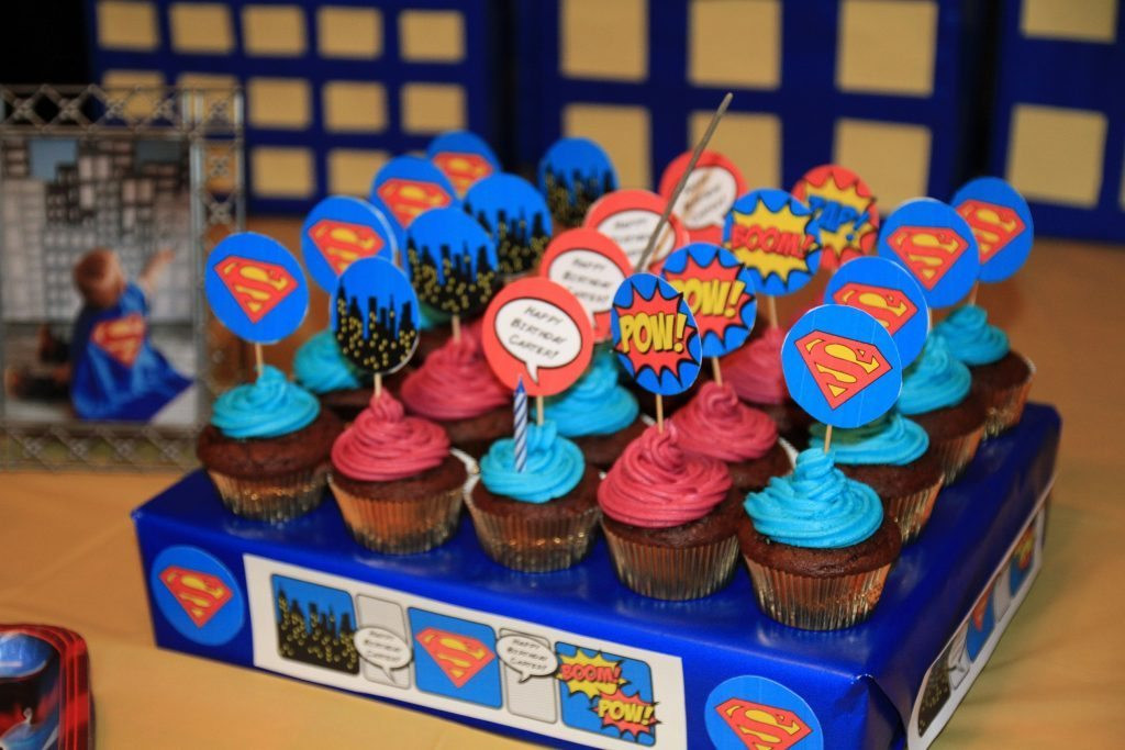 Superman Birthday Decorations
 Superman First Birthday Party