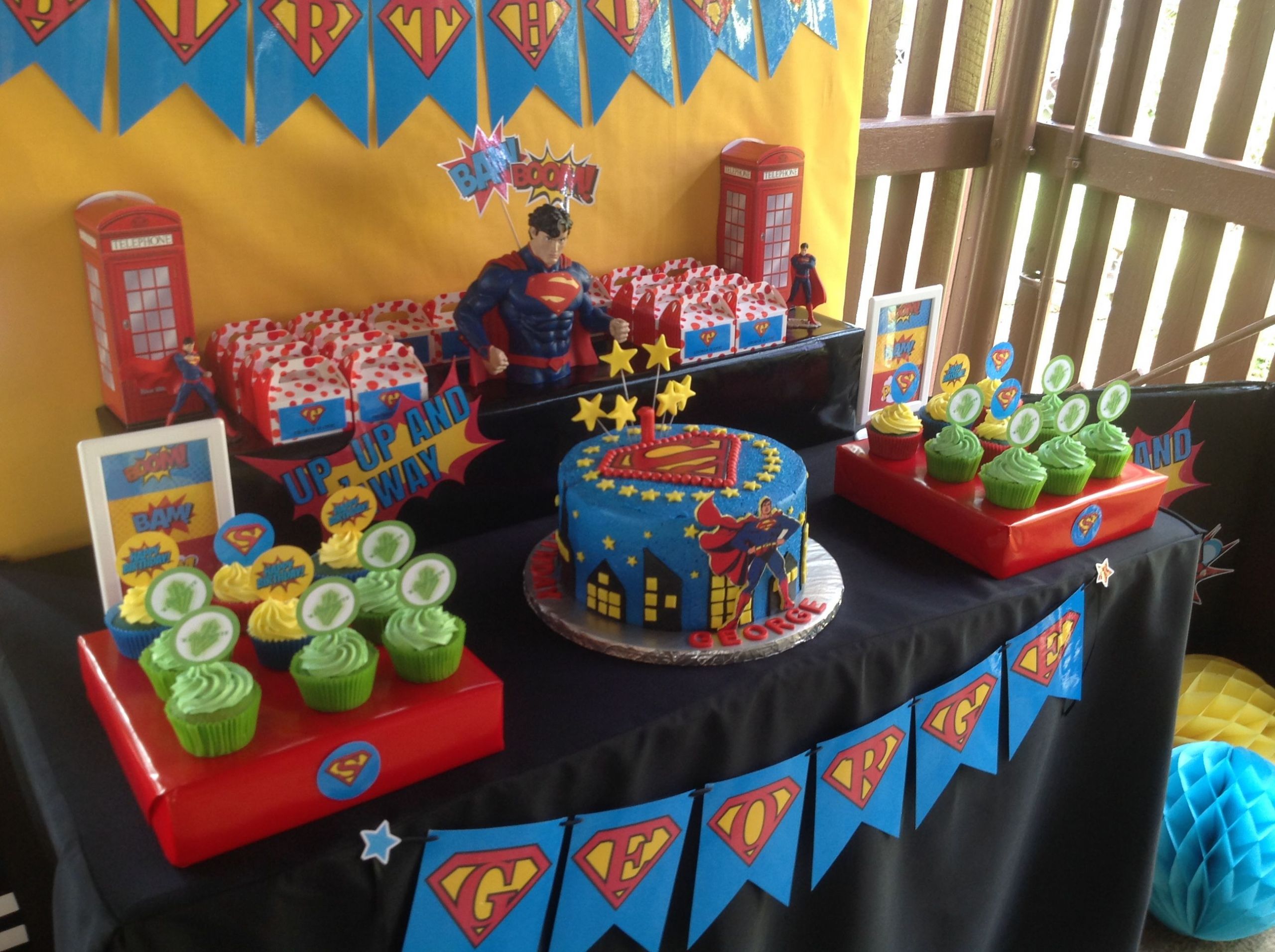 Superman Birthday Party Supplies
 Superman themed first birthday With images