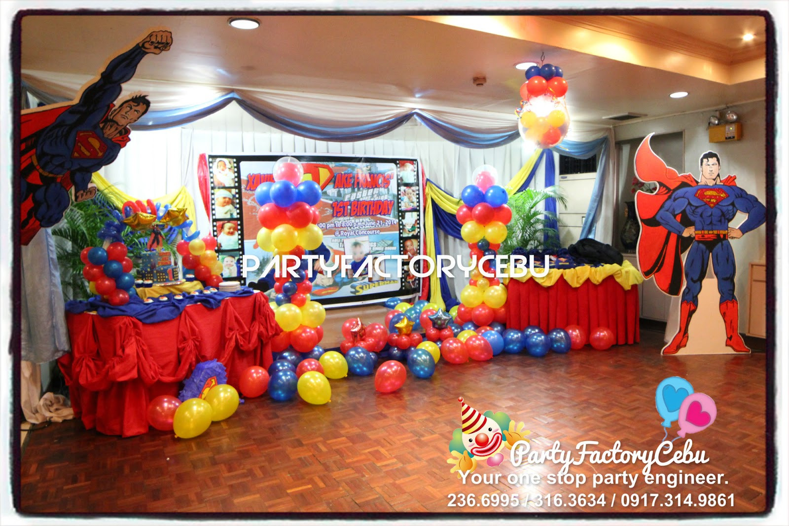 Superman Birthday Party Supplies
 Wel e to PartyFactory Cebu Jake Francis 1st Superman