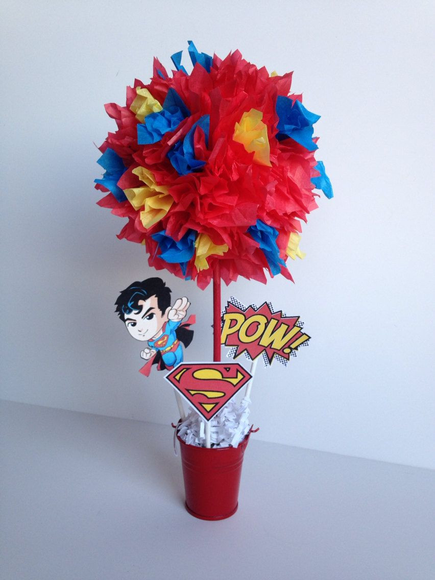 Superman Birthday Party Supplies
 Superman Super Hero birthday party decoration
