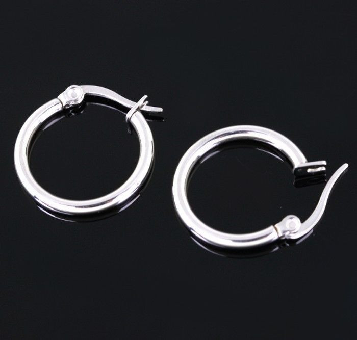 Surgical Stainless Steel Earrings
 New Sleek Surgical Stainless Steel Grade Hypoallergenic