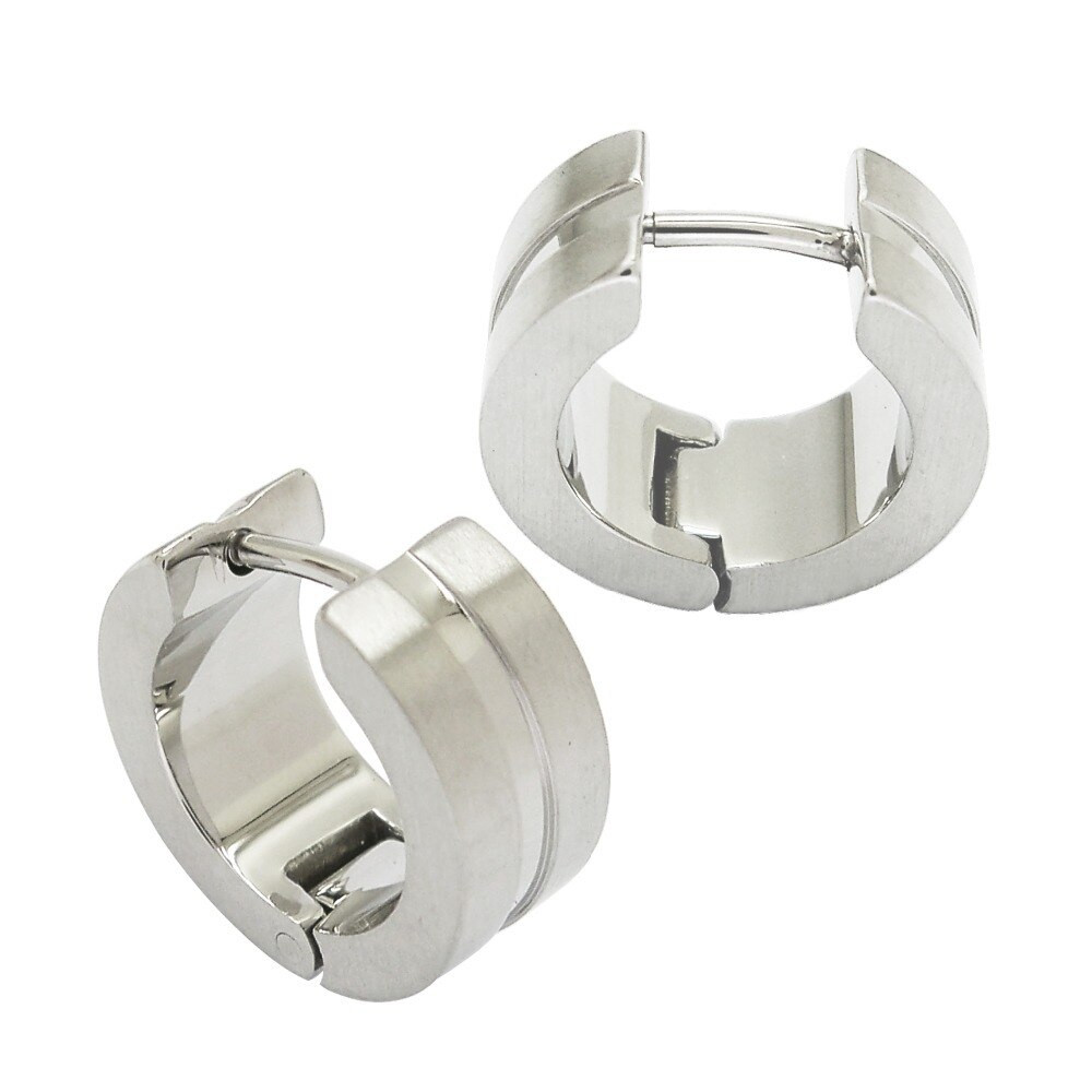 Surgical Stainless Steel Earrings
 Surgical stainless steel fashion jewelry hinged hoop