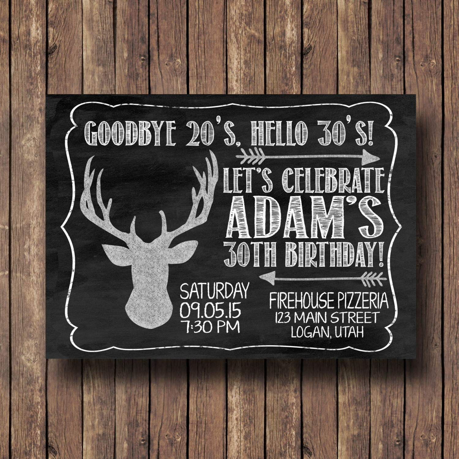 Surprise 30th Birthday Invitations For Him
 30th Birthday Invitation 30th Birthday For Him Birthday