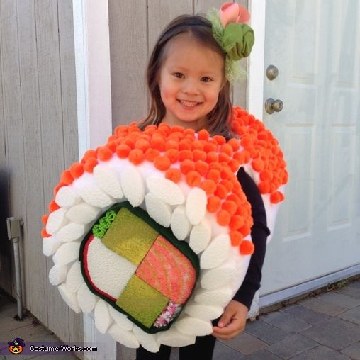 Sushi Costume DIY
 Yum Yum Sushi Kids Halloween Costume Contest at Costume