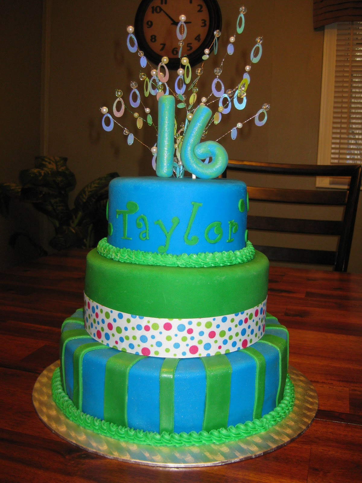 Sweet 16 Birthday Cake
 Ashlynn Leigh Cakes Sweet 16 Birthday Cake