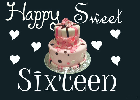 Sweet 16 Birthday Wishes
 Cute Happy 16th Birthday Wishes