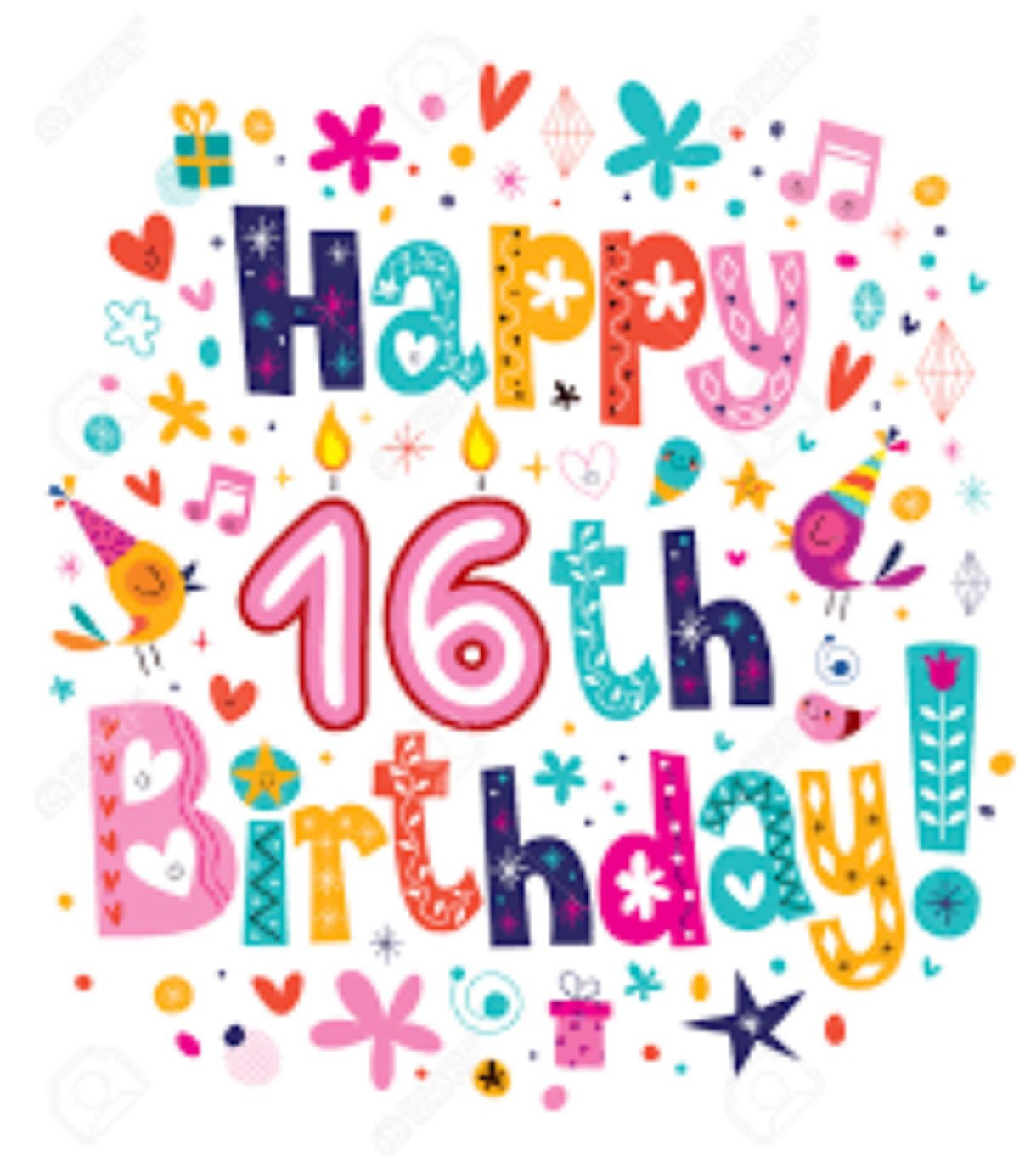 Sweet 16 Birthday Wishes
 Happy Sweet 16