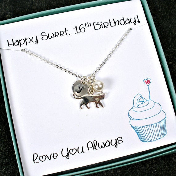 Sweet 16 Gift Ideas Girls
 Sweet 16 Necklace Sweet 16 Gifts Girls 16th Birthday Gift