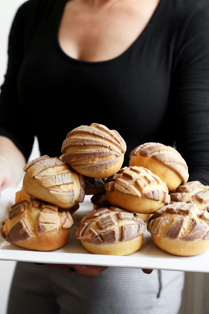 Sweet Bread Mexican
 Orange and Chocolate Conchas Mexican Sweet Breads