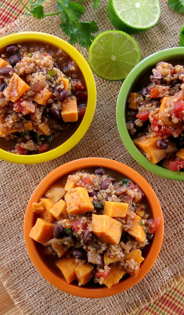 Sweet Potato Black Bean Quinoa Chili
 Sweet Potato Black Bean Chili with Quinoa The Dinner Mom