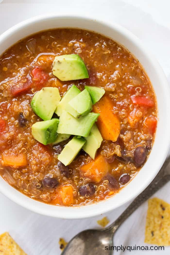 Sweet Potato Black Bean Quinoa Chili
 Sweet Potato Black Bean Quinoa Chili Recipe