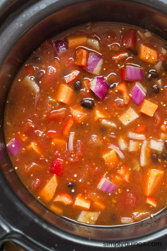 Sweet Potato Black Bean Quinoa Chili
 Sweet Potato Black Bean Quinoa Chili Recipe