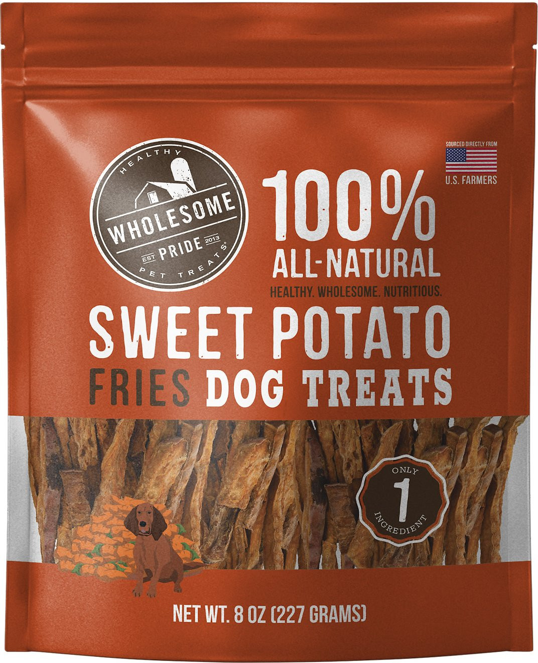 Sweet Potato Dog Treats
 Wholesome Pride Pet Treats Sweet Potato Fries Dog Treats