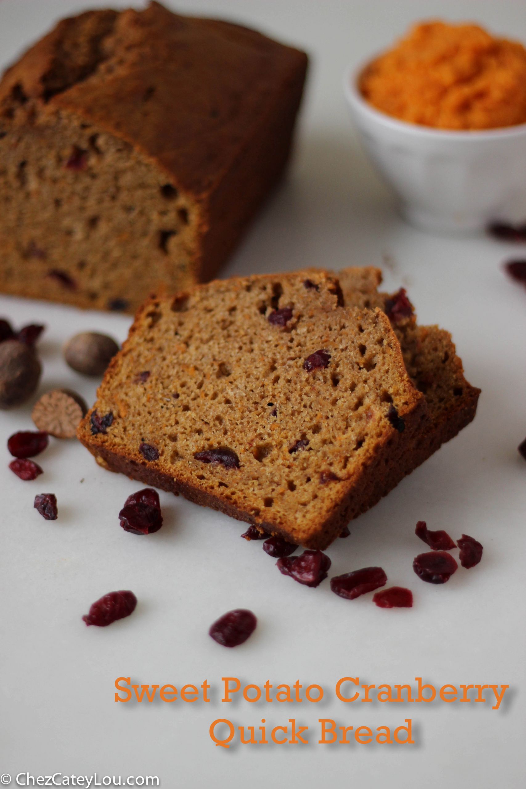 Sweet Potato Quick Bread
 Sweet Potato Cranberry Quick Bread Mystery Dish Chez