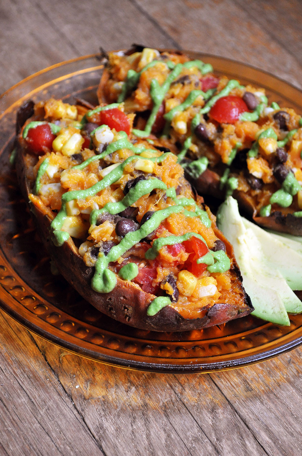 Sweet Potato Vegetarian Recipes
 Southwestern Stuffed Sweet Potatoes Hell Yeah It s Vegan