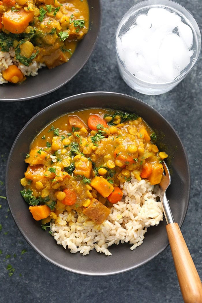 Sweet Potato Vegetarian Recipes
 Instant Pot Sweet Potato Curry vegan Fit Foo Finds