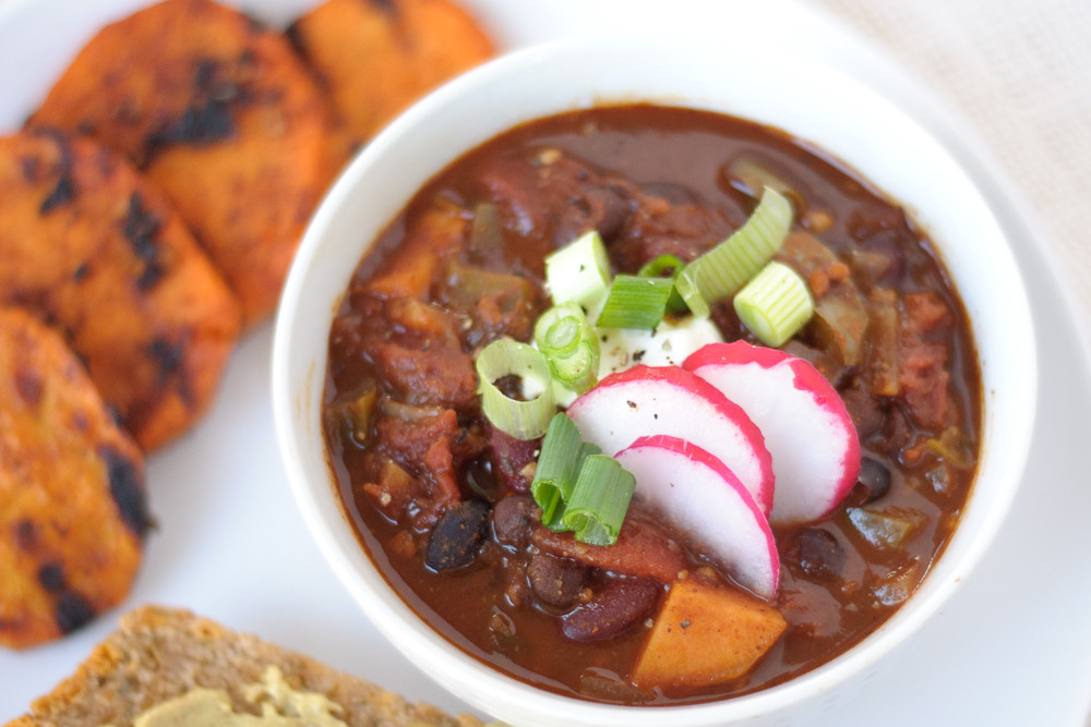 Sweet Potato Vegetarian Recipes
 Ve arian Sweet Potato Chili Cookie and Kate