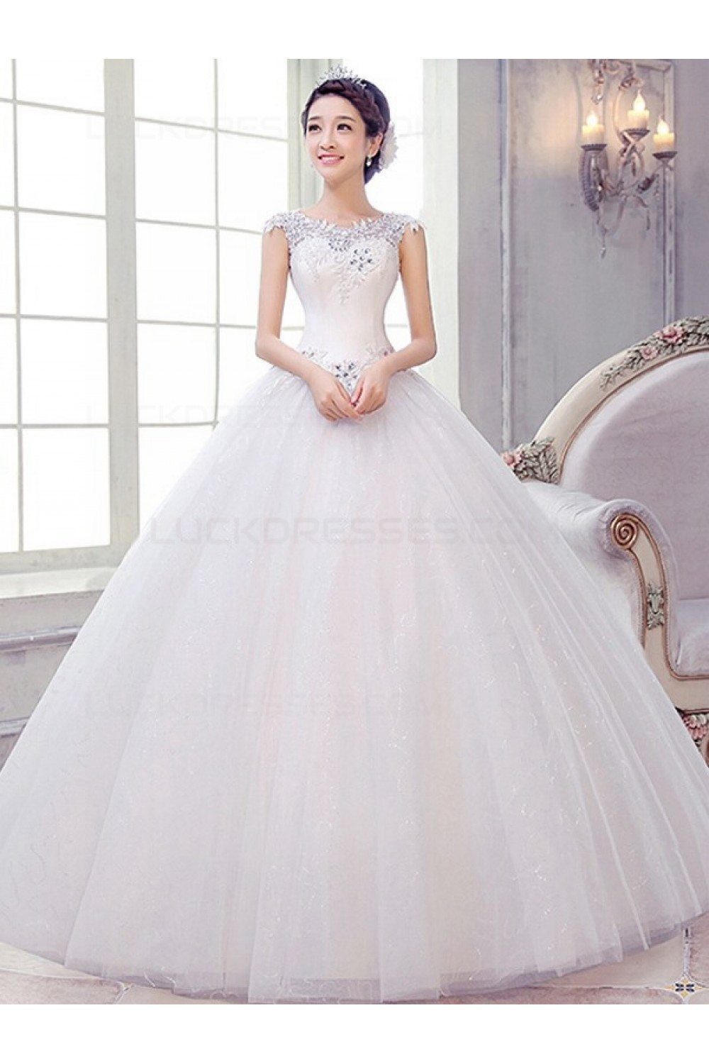 Sweetheart Wedding Gown
 Ball Gown Sweetheart Lace Wedding Dresses Bridal Gowns