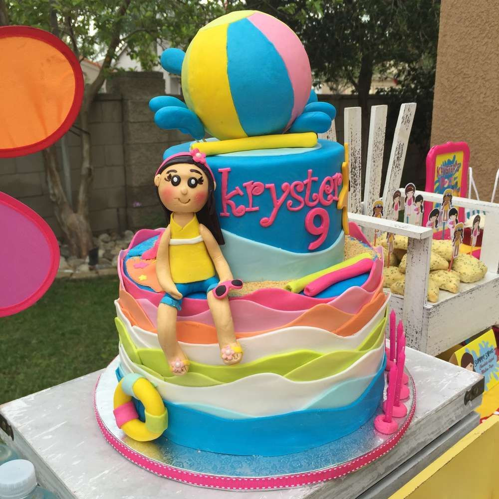 Swimming Birthday Party Ideas
 Amazing cake from a swimming birthday party See more